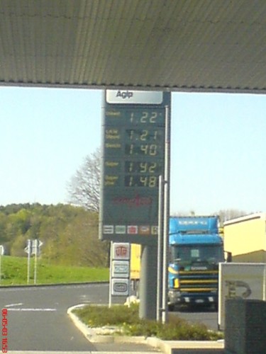Somewhere on the Autobahn - Shitass expensive gasoline