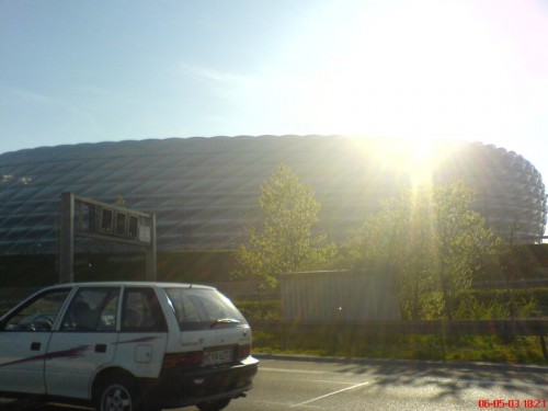 Entering Munich - Allianz Arena