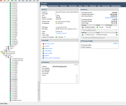 vCenter - VM in alarm state